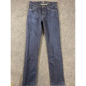 7 For All Mankind Slimmy Womens Dark Indigo Slim Fit Jeans Size 29